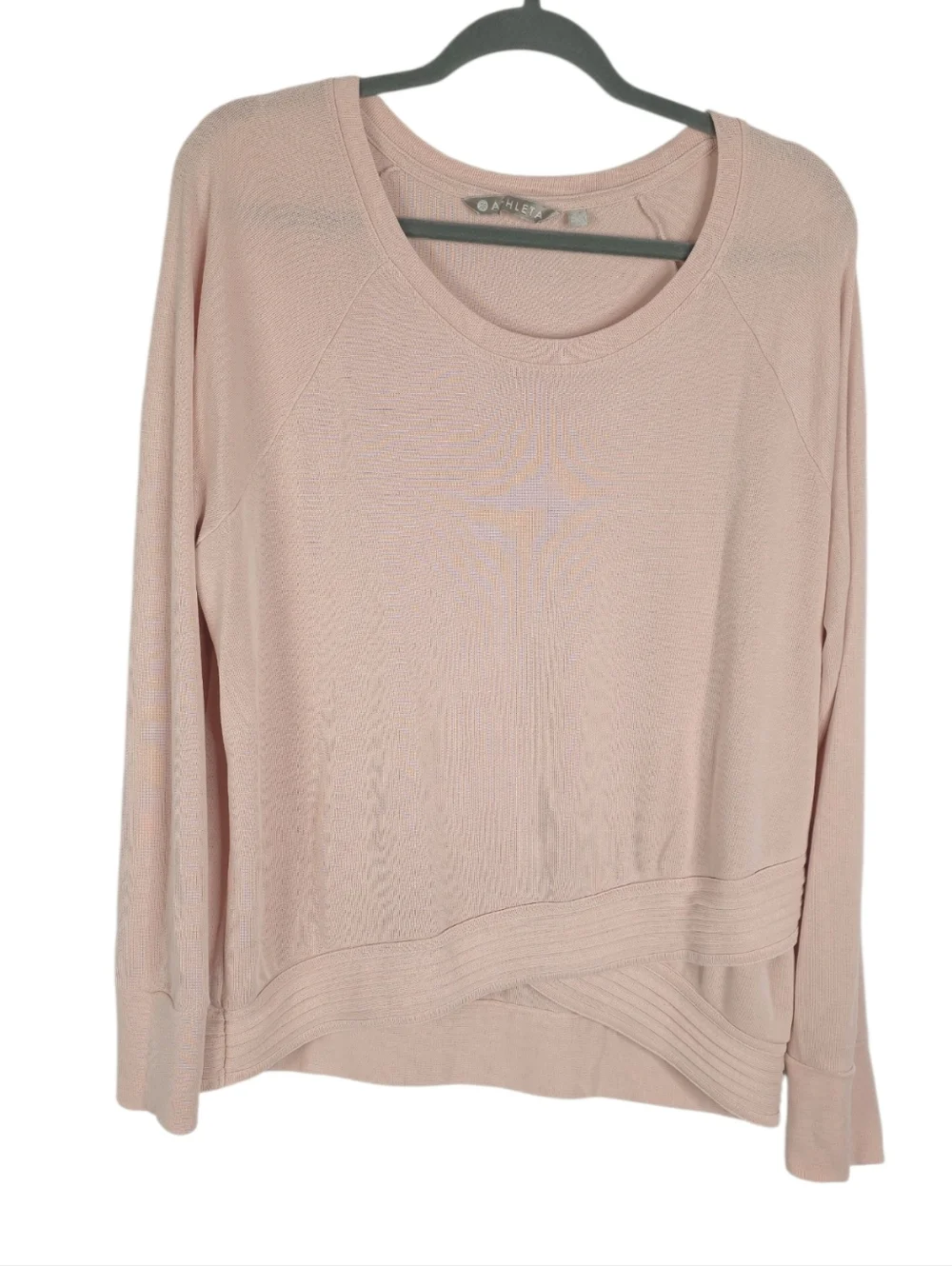Athleta Serinity Criss Cross Band Sweater / Sweatshirt Size Xl
